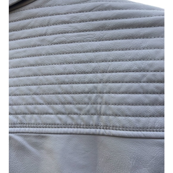 JUST JEANS, leather look jacket, size 12 - Picture 3 of 10